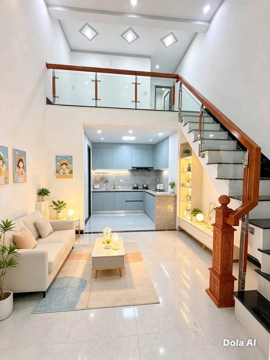 Bán nhà gác đúc 42m2, 2 phòng ngủ, 2 WC gần ngã tư Chiêu Liêu giá 1,45 tỷ - Ảnh 1