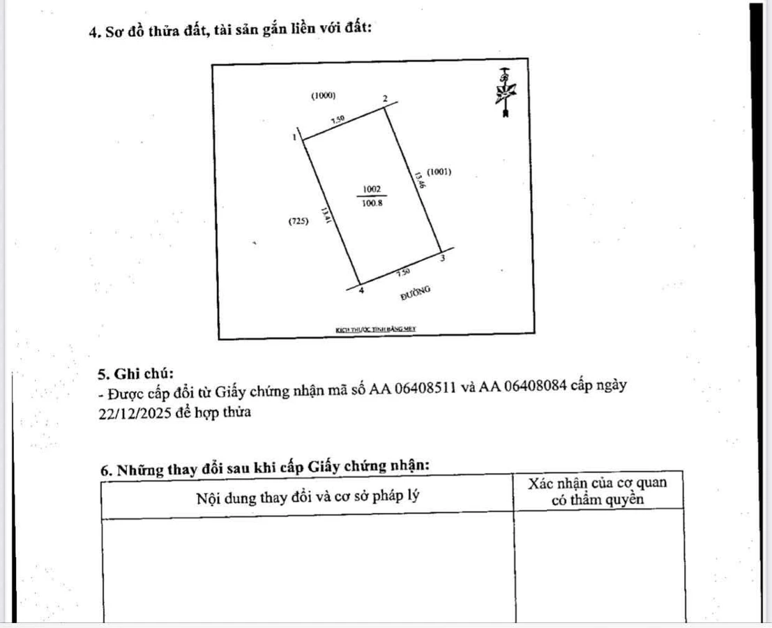 Bán lô đất mặt tiền 7,5m, khoảng 100m2 tại lối 3 đường Lê Nin, Nghi Phú, Vinh - Ảnh thu nhỏ 3