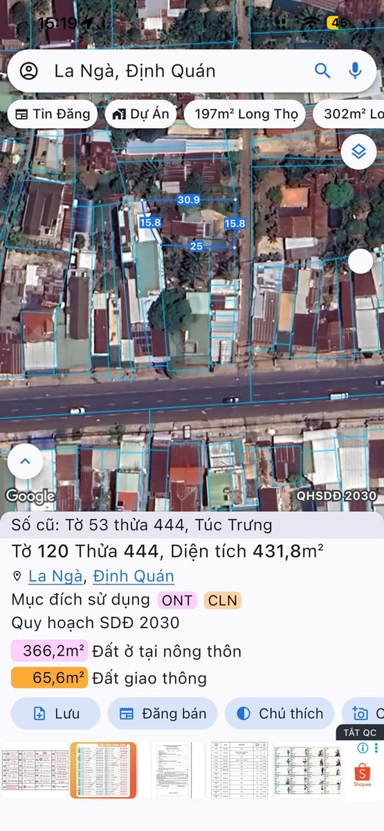 Bán đất Xã Túc Trưng, Định Quán 300m thổ cư, giá 3,5 tỷ - Ảnh 1