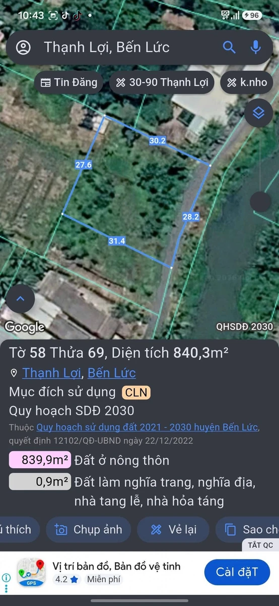 Bán lô thổ vườn 1320m² Bến Lức, Long An - Ảnh thu nhỏ 2