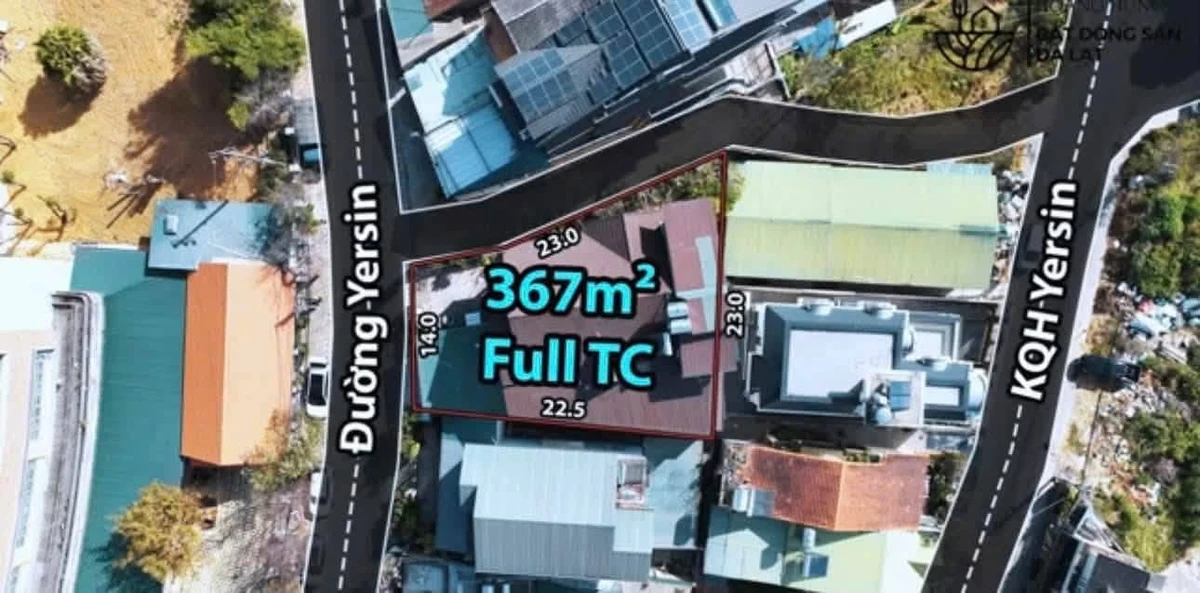 Bán biệt thự 2 mặt tiền Yersin 367m2, Đà Lạt - Ảnh thu nhỏ 2
