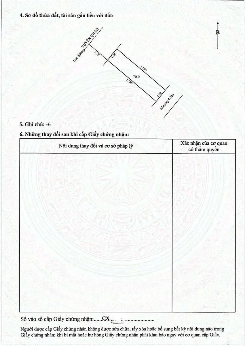 Bán đất nền mặt tiền 70m² Bãi Sậy 3, Huế - Ảnh thu nhỏ 5
