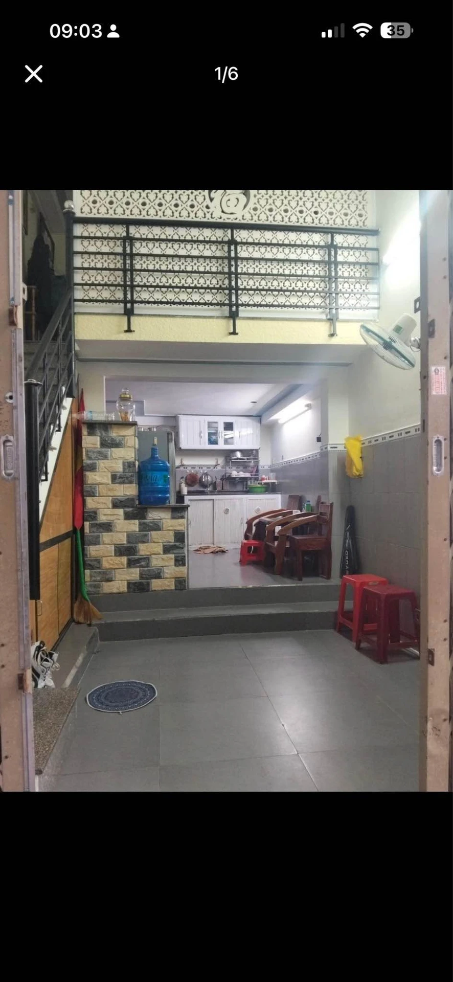 Bán nhà 2,5 tầng 54m2 hẻm Hoàng Văn Thụ, Quy Nhơn, 1,65 tỷ - Ảnh 1
