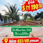 Bán đất 550m2 hẻm Yên Mỹ Quận 7 giá 5 tỷ 190 - Ảnh thu nhỏ 1