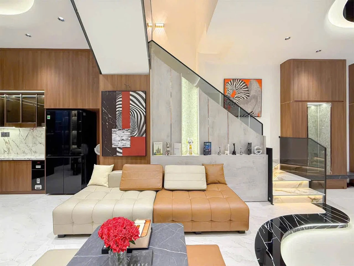 Bán nhà phố hiện đại 3 lầu, 59.8m², Huỳnh Thị Đồng, Bình Tân - Ảnh thu nhỏ 3