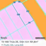 Bán đất góc 151,8m² full thổ cư Phước Hải gần biển Lộc An - Ảnh thu nhỏ 1