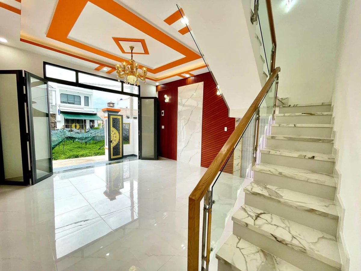 Nhà bán 1 tỷ 680 triệu, 4PN, 80m² Cần Giuộc Long An - Ảnh thu nhỏ 5