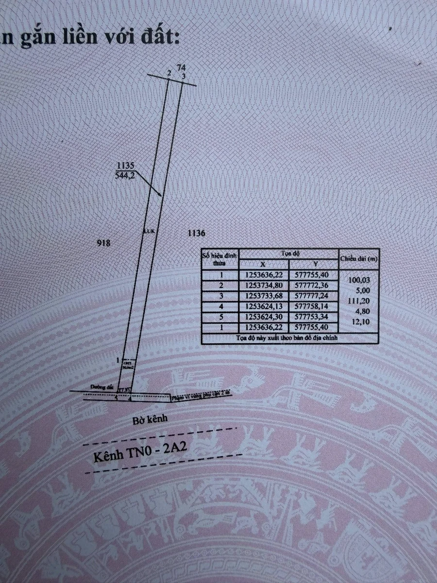 Bán đất thổ cư 5x112m (560m²) Tây Ninh - Sổ sẵn 280 triệu - Ảnh thu nhỏ 4