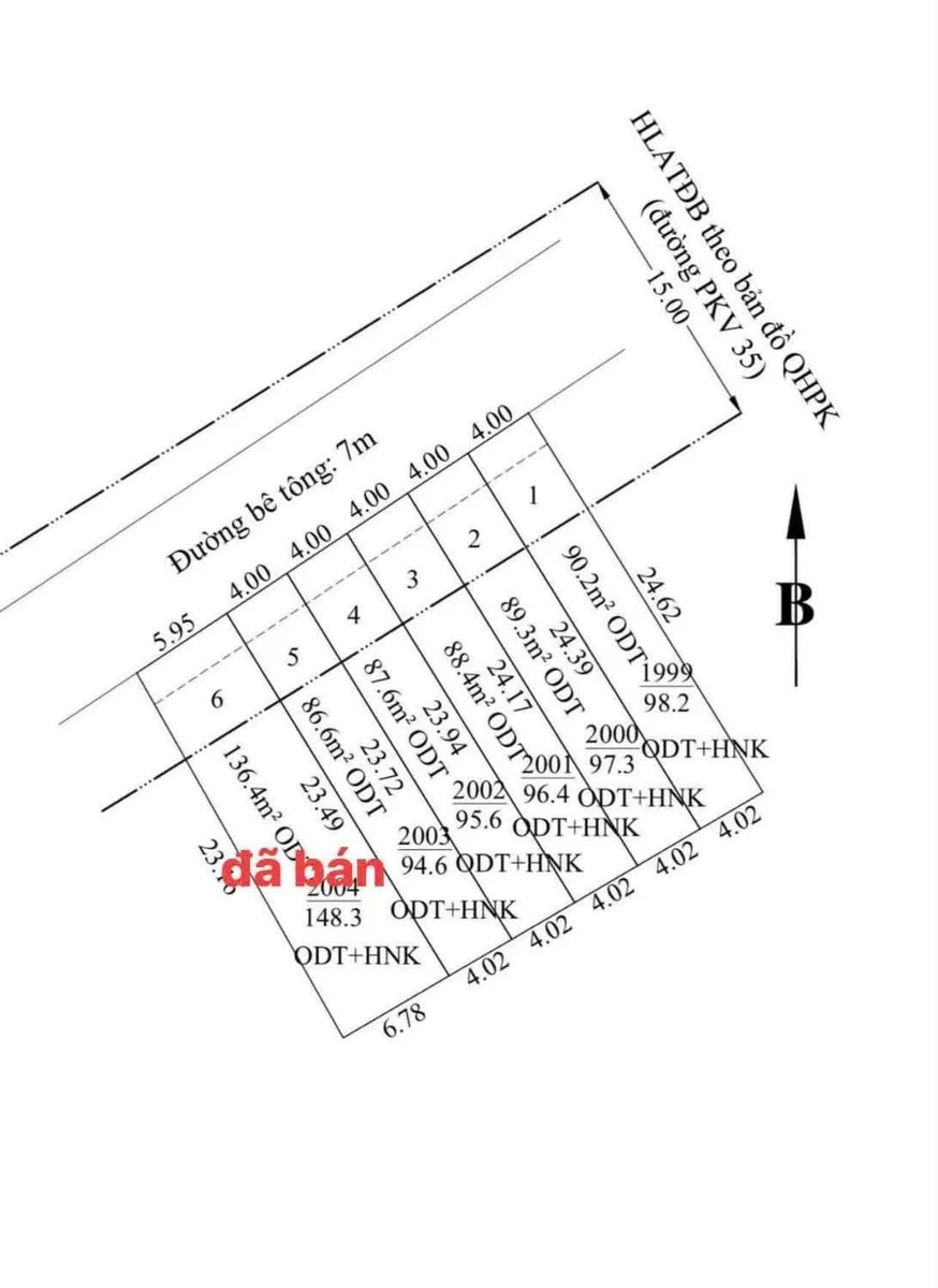 Bán đất Bình Chuẩn 96m² 2 tỷ 750 triệu full thổ cư - Ảnh thu nhỏ 4