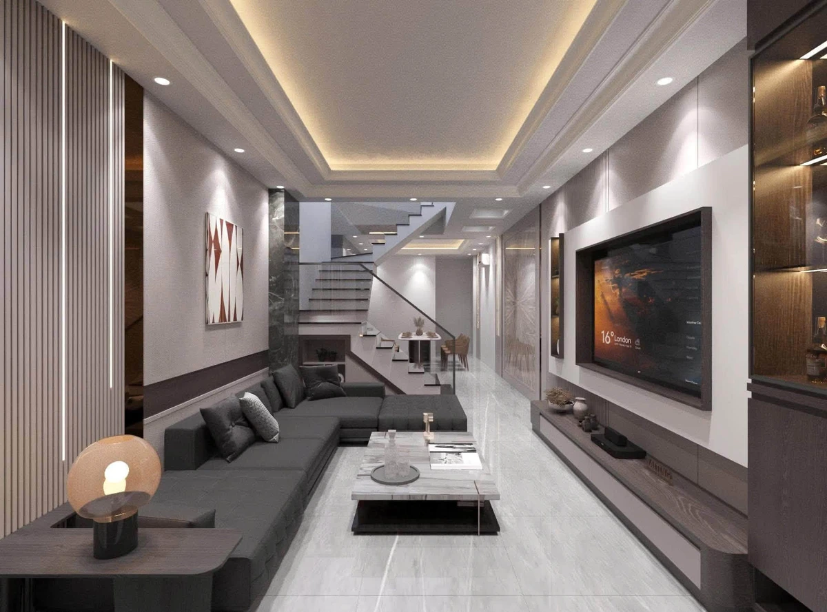 Bán nhà 4 tầng sân cổng 68m² Lê Hồng Phong, Hải Phòng 6,5 tỷ - Ảnh thu nhỏ 2