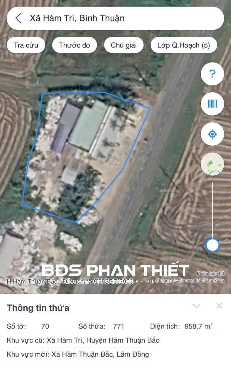 Bán đất mặt tiền QL28 Hàm Thuận Bắc 952 m² - 2 tỷ 950 triệu - Ảnh 1