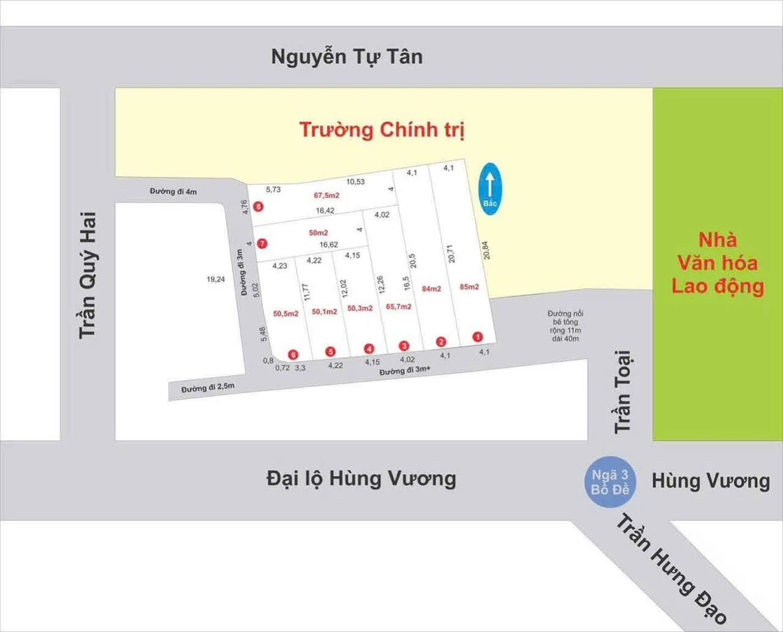 Bán đất Quảng Ngãi 50-85m², 1,15-1,85 tỷ, gần Hùng Vương - Ảnh 1