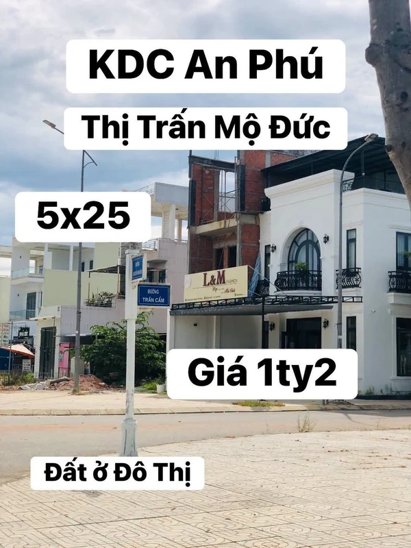 Bán đất thị trấn Mộ Đức 125m² giá 1 tỷ 2