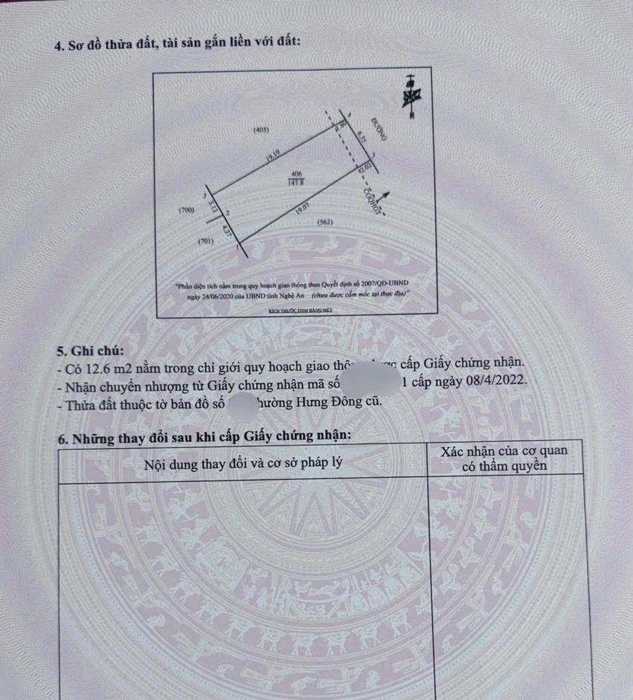 Bán lô đất 147m2 Phường Vinh Hưng Hóc Môn - Ảnh 1