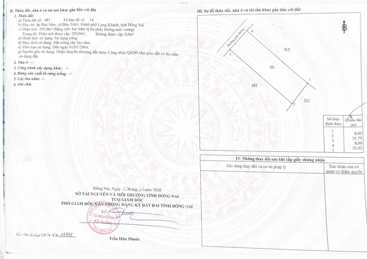Bán đất mặt tiền Bầu Trâm Long Khánh 200m² - Ảnh thu nhỏ 4