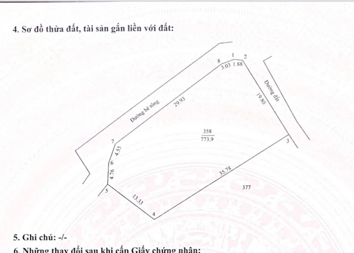 Bán đất nền ven biển 773.9m² Nam Cửa Việt, Quảng Trị 1.4 tỷ - Ảnh 1