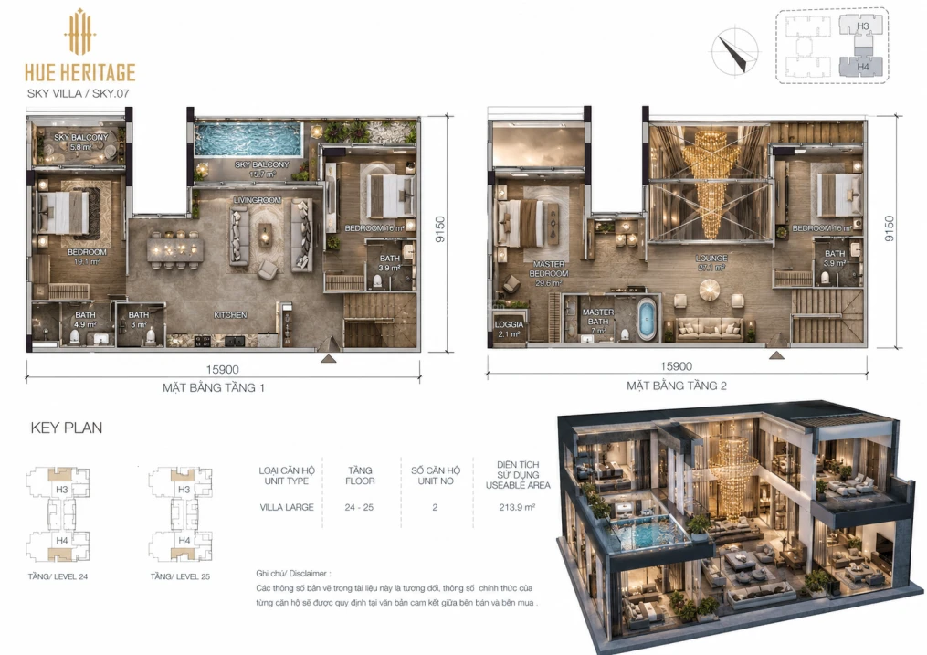 Căn hộ penthouse đầu tiên tại Huế. Vị trí đẹp view ôm trọn sông Hương - Đại Nội - Ảnh thu nhỏ 4