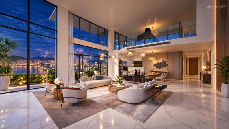 CĂN HỘ PENTHOUSE 3 PN 100MM2 VIEW SÔNG CHỈ 3,8 TỶ - TT CHỈ 1,2 TỶ NHẬN NHÀ - GIÁ GỐC CDT SUNGROUP