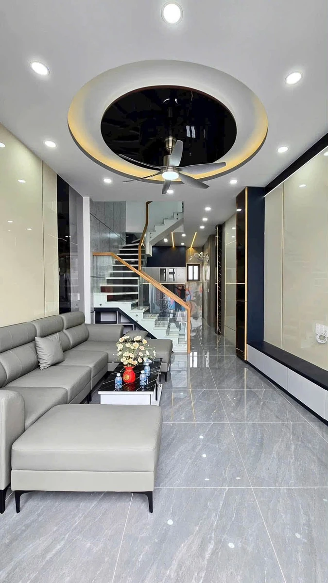 Bán nhà 1 trệt 1 lầu 160m2, 4 phòng ngủ, gần Đồng Khởi, Quận 12 - Ảnh thu nhỏ 3