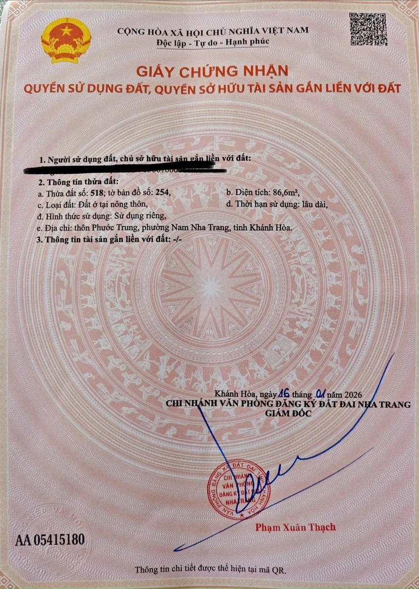 Bán đất Nha Trang, 86,6m², 6,5 tỷ, sát THPT Lê Quý Đôn - Ảnh thu nhỏ 3