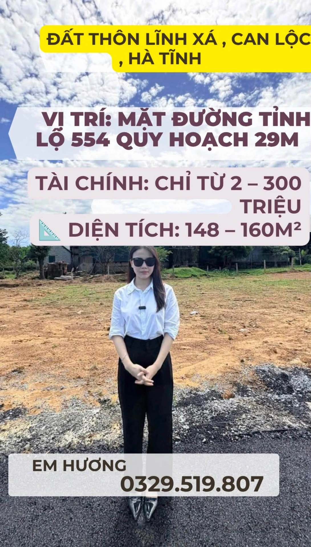 Bán đất Đồng Lộc Hà Tĩnh 154m² gần cụm công nghiệp - Ảnh 1