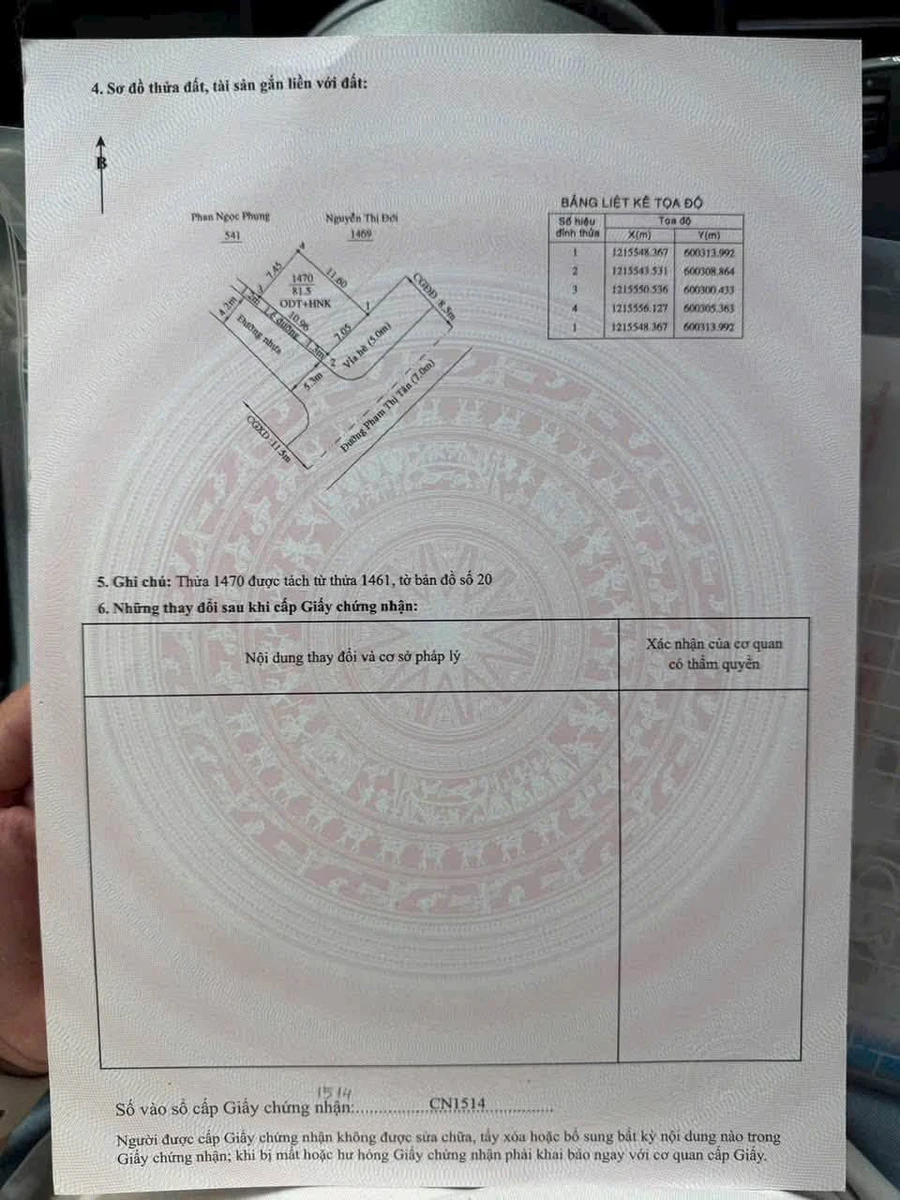 Bán đất Phạm Thị Tân Phú Lợi 80m² giá 4,5 tỷ - Ảnh thu nhỏ 2