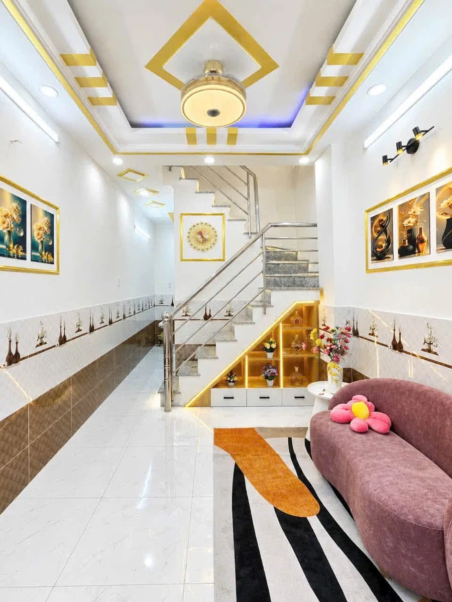 Bán nhà mới 4PN 3WC 24m² Huỳnh Tấn Phát, Nhà Bè - Ảnh thu nhỏ 2