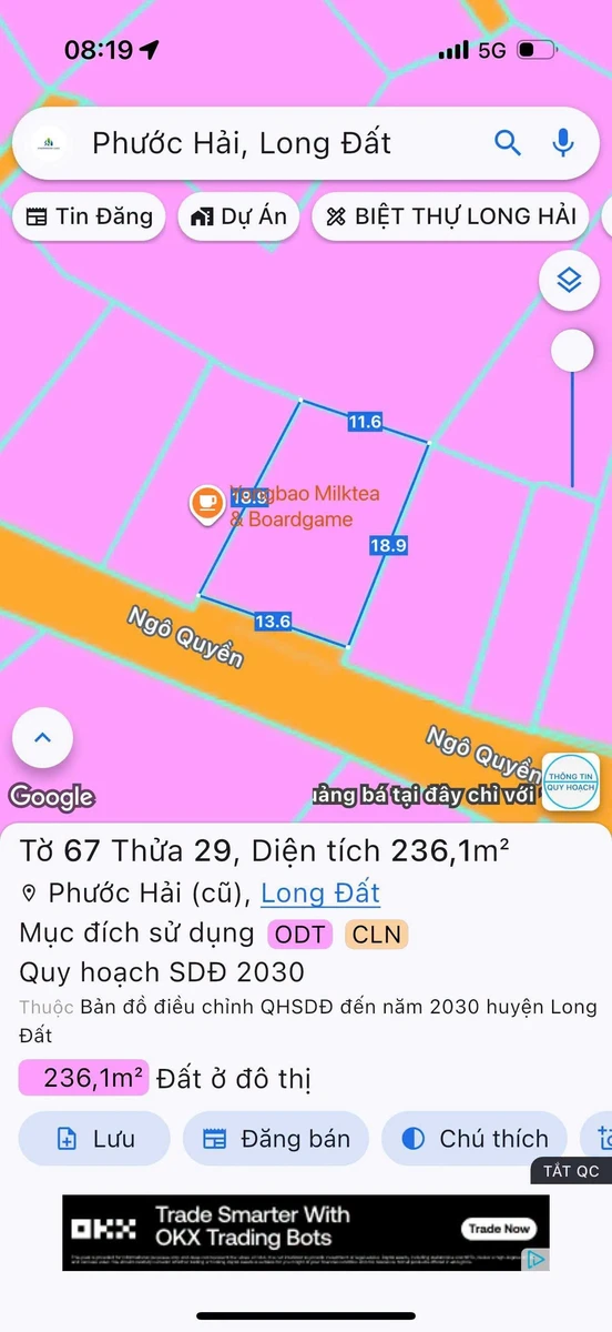 Bán đất mặt tiền Ngô Quyền Phước Hải 236m2 - Ảnh thu nhỏ 5