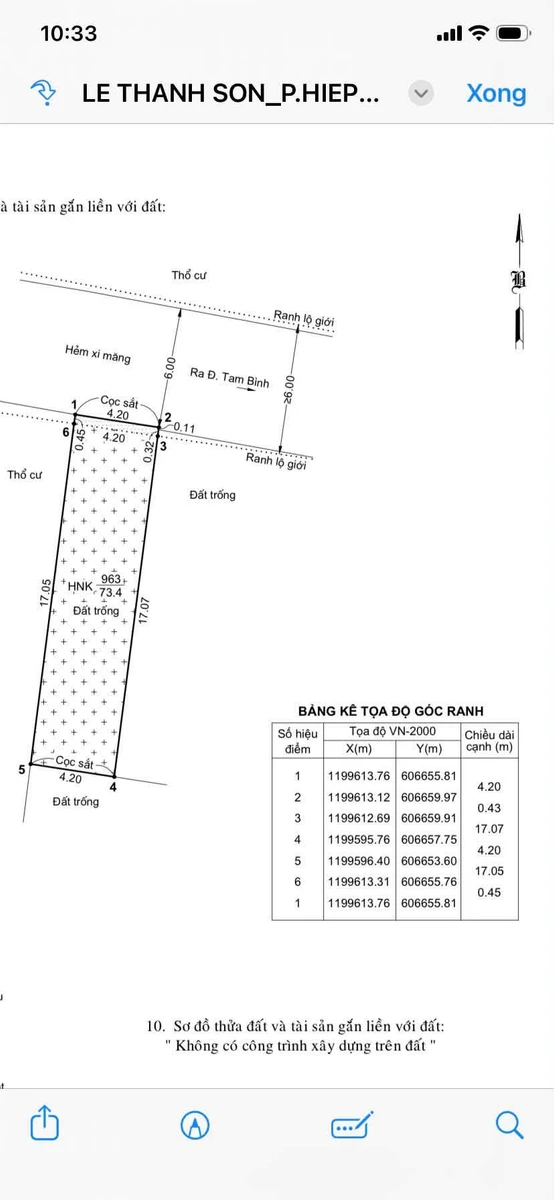 Bán đất Hiệp Bình 75m² giá 5,8 tỷ - Ảnh thu nhỏ 4