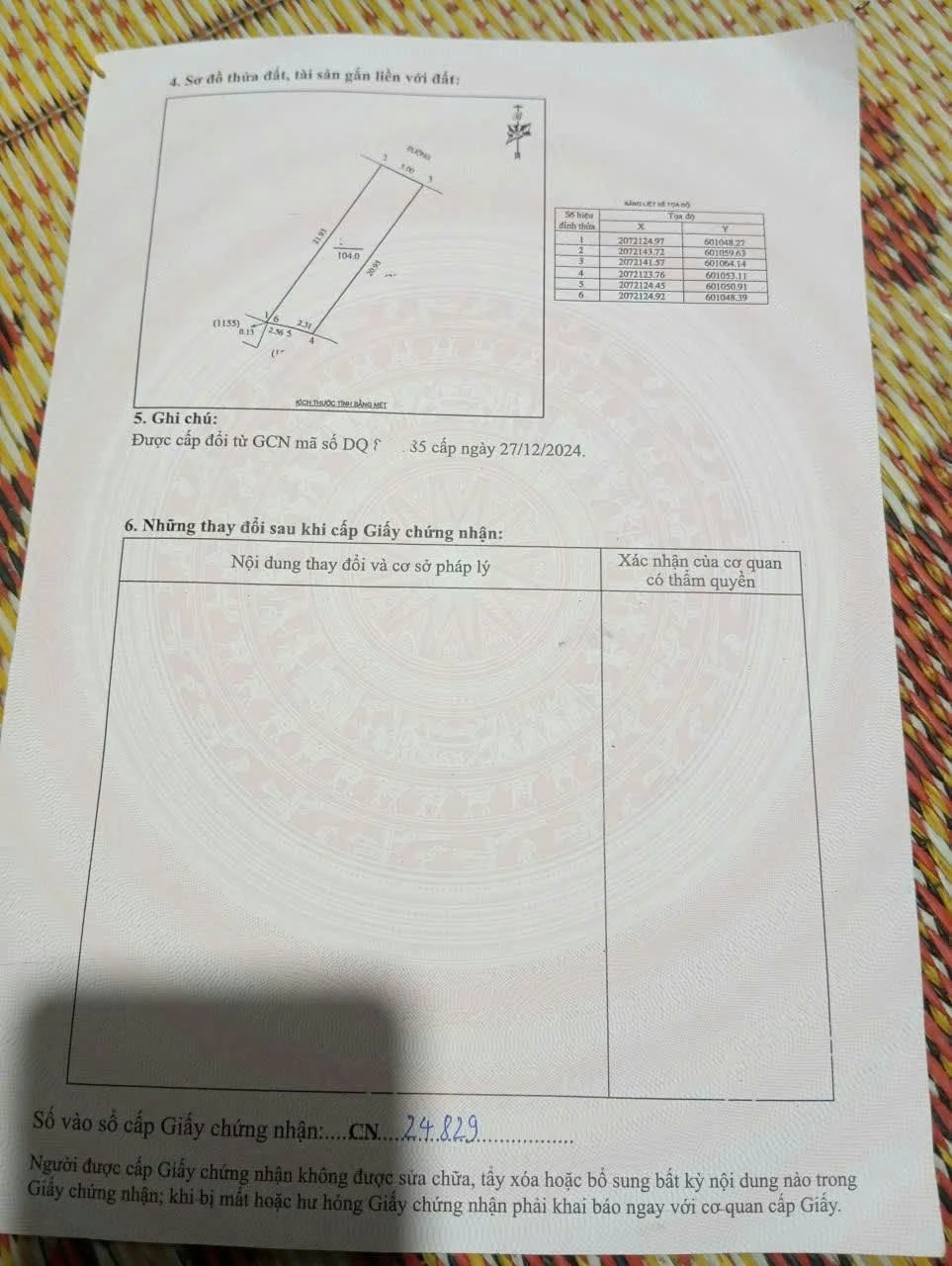 Bán đất Phường Vinh Lộc 104m2 rộng 5m, giá 1 tỷ 1 - Ảnh 1