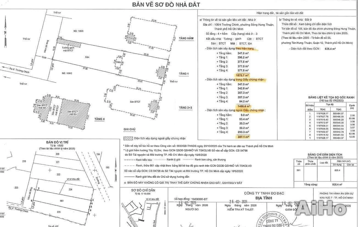 Bán tòa nhà Trường Chinh Quận 12, 825m², 60 tỷ - Ảnh thu nhỏ 4