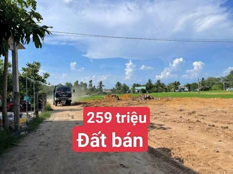 Bán đất thổ cư 5x16m (80m²) Tân Trụ, Long An 259 triệu