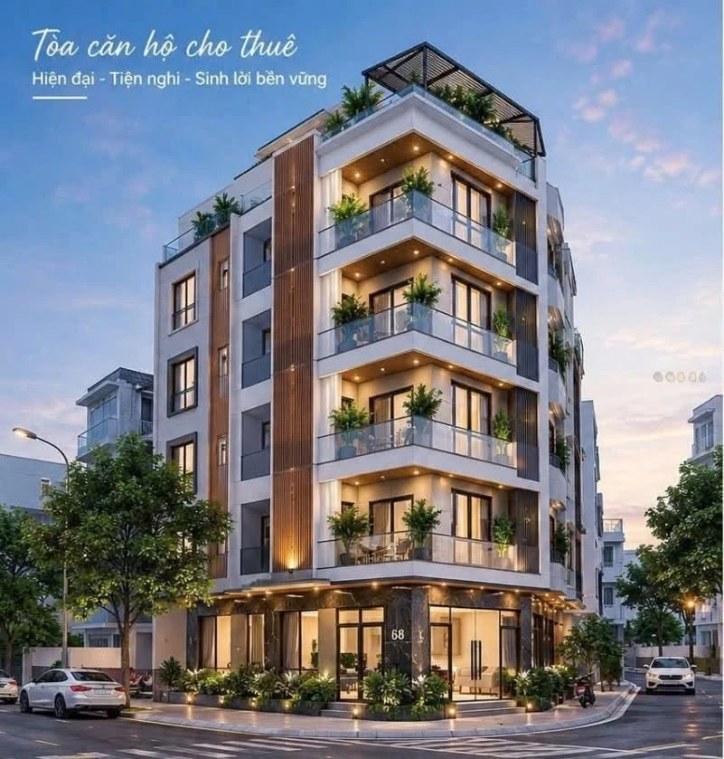 Bán tòa căn hộ 5 tầng 1 hầm 5 căn hộ gần biển Hòn Chồng, Nha Trang giá 15,5 tỷ - Ảnh thu nhỏ 2
