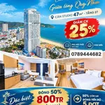 Bán căn hộ studio TMS Quy Nhơn 47m2 tầng 27 view biển, giá 1,6 tỷ - Ảnh thu nhỏ 1