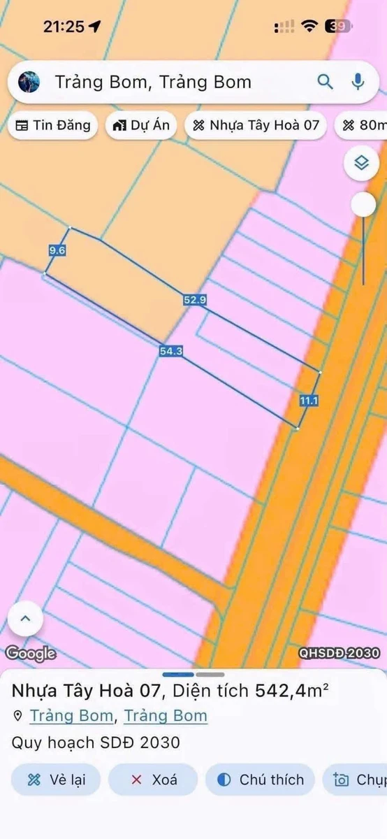 Bán đất 540m² Trảng Bom Đồng Nai 1 tỷ 700 - Ảnh thu nhỏ 4