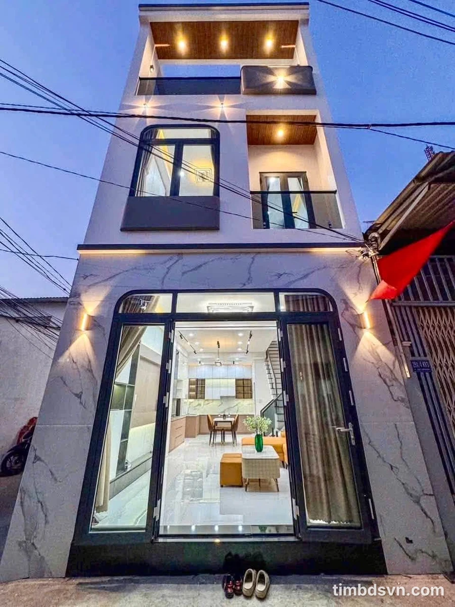 Nhà mới góc 2 mặt tiền 121,5m² gần Hồ Bún Xáng, Cần Thơ - Ảnh 1