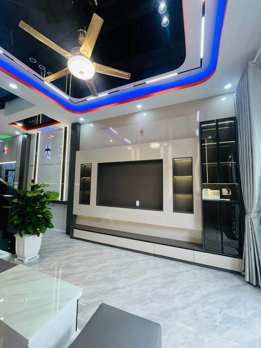 Bán nhà 1 trệt 1 lầu 70m2, 3PN 2WC, sổ hồng riêng gần chợ Bình Điền, Bình Chánh - Ảnh thu nhỏ 4