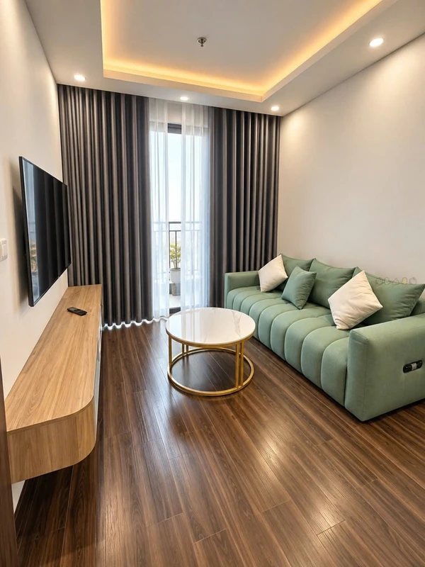 Cho thuê căn hộ 2PN Hoàng Huy Commerce 65m2 giá 11tr/tháng