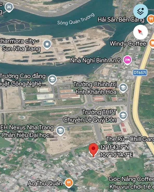 Bán đất 291m2 đường Lư Giang, Nha Trang, 32 triệu/m2 - Ảnh thu nhỏ 3