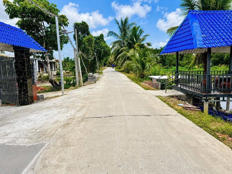 Bán nhà vườn view sông 746m² Bến Lức Tây Ninh