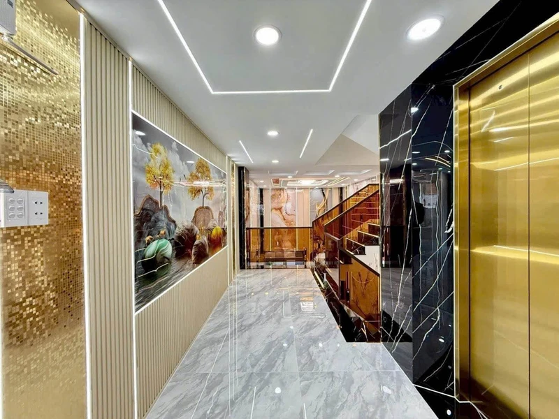 Bán nhà 4 tầng thang máy 4x20m full nội thất đường Trần Thị Cờ, Thới An, Quận 12