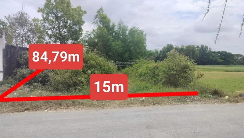 Lô đất 1.213m2 mặt tiền đường Văn Ngọc Chính, P10, TP Sóc Trăng giá chỉ 2.9 tỷ đồng