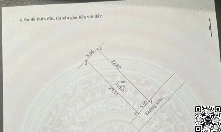 Bán đất 115m² Tân Tiến Chương Mỹ Hà Nội trên 2 tỷ - Ảnh thu nhỏ 2