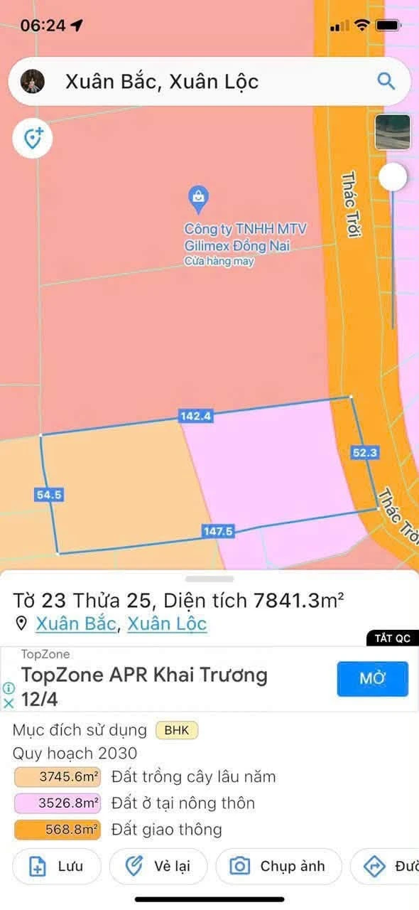 Bán lô đất 7.800 m² trục chính Đồng Nai 30 tỷ - Ảnh 1