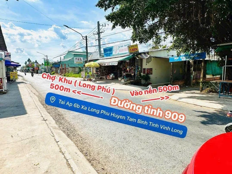 Bán nền đất 5x27m full thổ cư Song Phú, Vĩnh Long 295 triệu