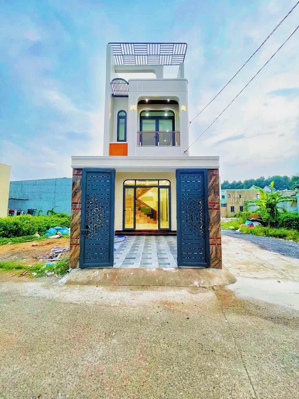 Bán nhà 1 trệt 1 lầu 83m2, 3PN, 2 mặt tiền, hoàn công, Phường Tân Hạnh, Biên Hòa - Ảnh 1