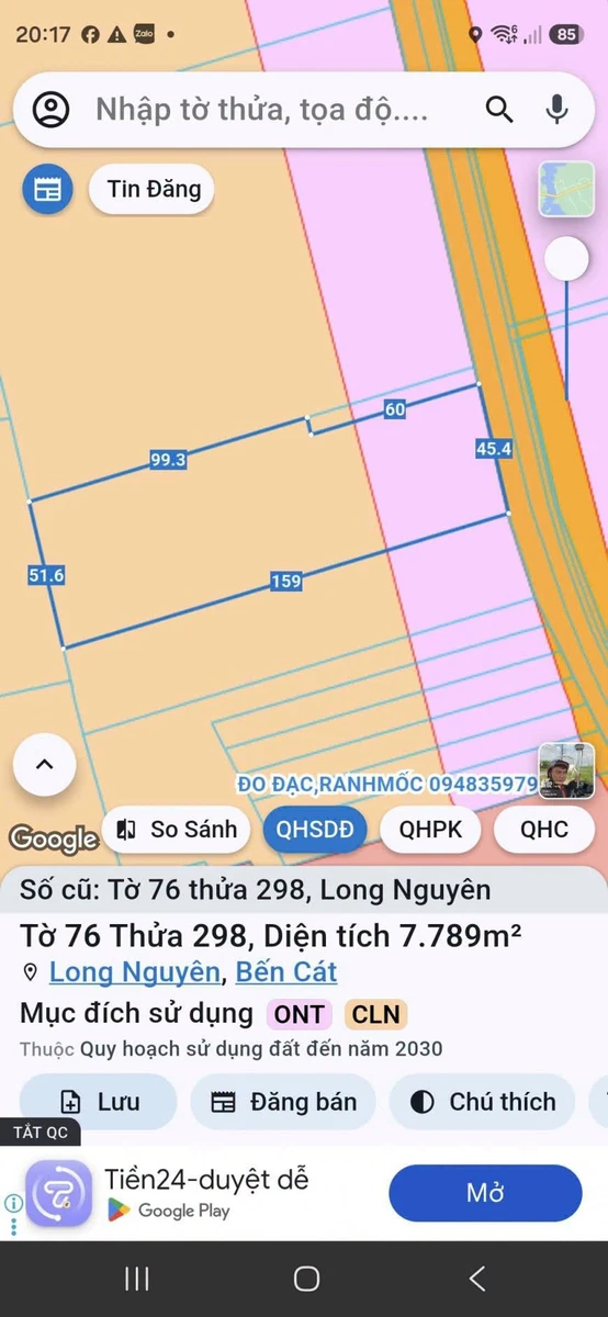 Bán đất 7700m² Long Nguyên, Cần Giờ, 8 tỷ - Ảnh 1