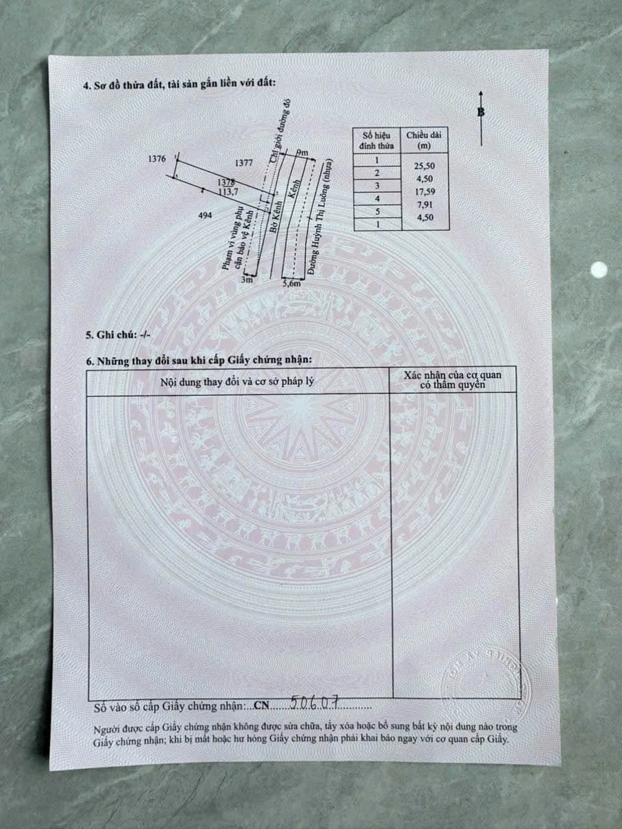 Bán đất Cần Giờ Mỹ Lộc 112m2 750 triệu - Ảnh thu nhỏ 5