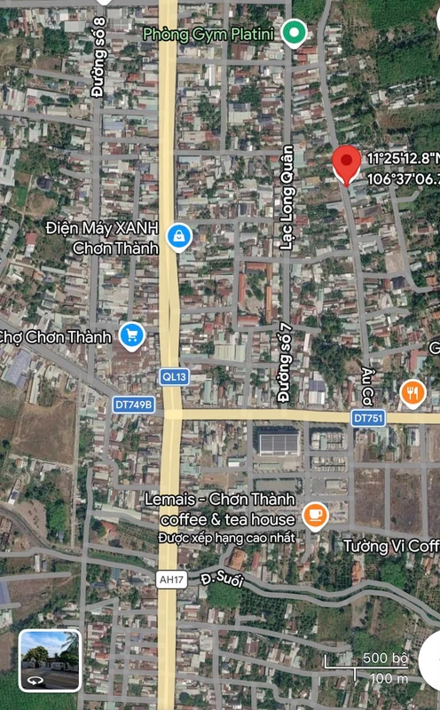 Bán nhà 2 phòng ngủ 50m2 ngang 6m Âu Cơ Chơn Thành