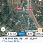 Bán lô đất 125m² Hòa Long Bà Rịa 1 tỷ 650 triệu - Ảnh thu nhỏ 1